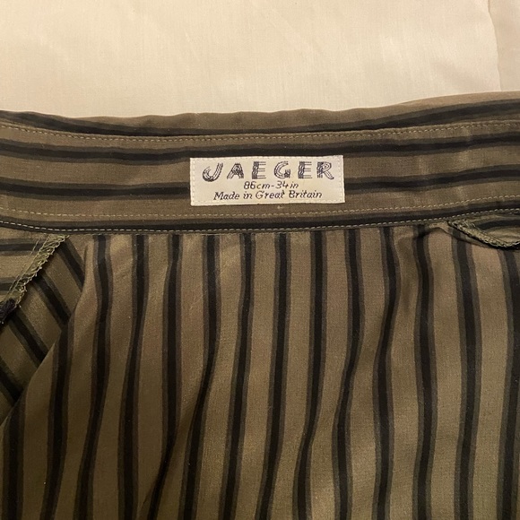 Green & Black Striped Blouse - Picture 3 of 3